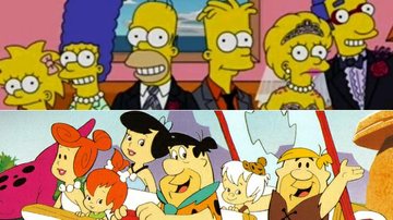 Personagens de Os Simpsons e Os Flintstones - Divulgação