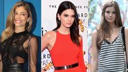 Grazi Massafera, Kendall Jenner e Camila Queiroz - Getty Images/AgNews/Divulgação Globo