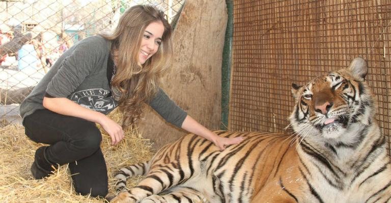 Anna Rita Cerqueira visita zoológico em Buenos Aires - Divulgação