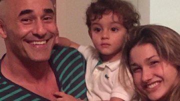 Luciano Szafir com os filhos David e Sasha - Instagram/Reprodução