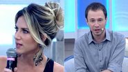 Giovanna Ewbank e Tiago Leifert no 'Encontro' - Reprodução/ TV Globo