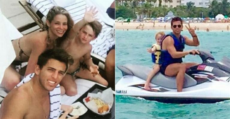 Danielle Winits e Amaury Nunes: juntos em Miami - Instagram/Reprodução