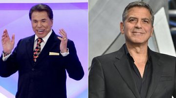 Silvio Santos e George Clooney - Lourival Ribeiro/SBT e Getty Images