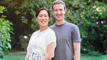Mark Zuckerberg, e a mulher, Priscilla Chan - Reprodução / Facebook