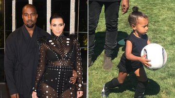 Kim Kardashian mostra North West jogando futebol - Getty Images/Instagram