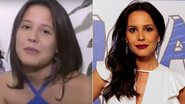 Juliana Knust: em 1997 e em 2015 - Reprodução Video Show/ TV Globo
