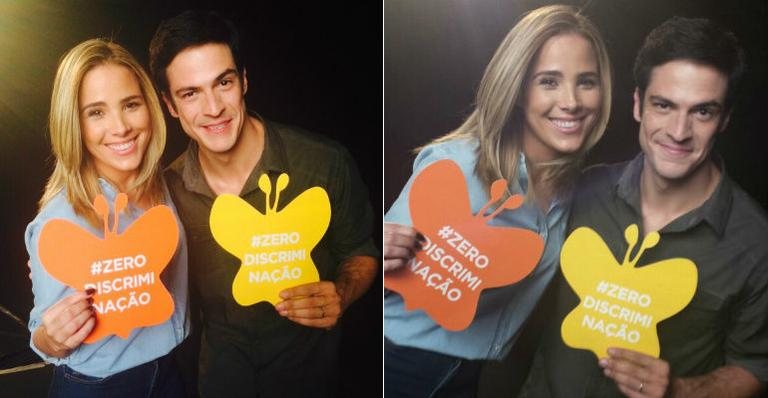 Wanessa e Mateus Solano participam de campanha de combate à discriminação - Divulgação