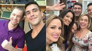 Selfies nos bastidores da estreia do É de Casa - Reprodução / Instagram