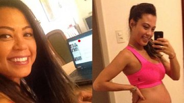 Sabrina Kanai, do MasterChef, revela gravidez e mostra barrigão de 7 meses - Reprodução / Instagram