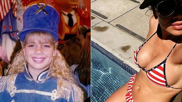 Paquita Cátia Paganote: antes e depois - Reprodução Instagram