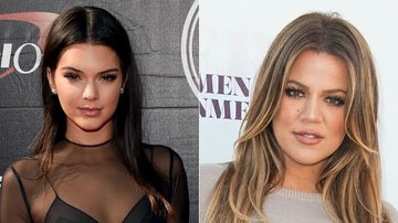 Khloé Kardashian e Kendall Jenner sensualizam de maiô - Getty Images