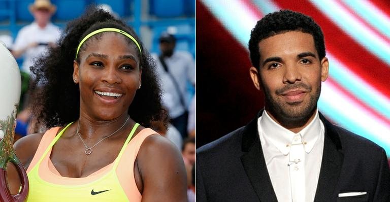 Serena Williams é flagrada aos beijos com Drake - Getty Images
