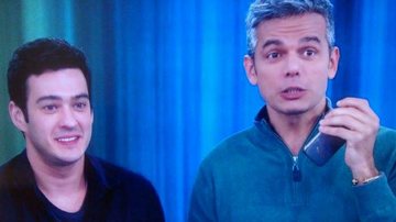 Otaviano Costa e Marcos Veras no Vídeo Show - TV Globo/Reprodução