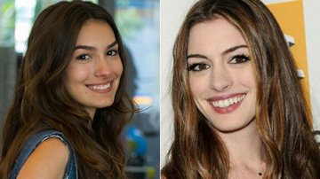 Anne Hathaway e Marina Moschen - Getty Images/TV Globo