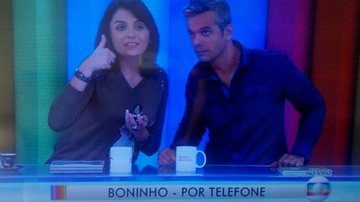 Boninho faz participação especial no Vídeo Show - TV Globo/Reprodução