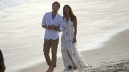 Thiago Fragoso e Camila Pitanga em gravação de 'Babilônia' - AgNews