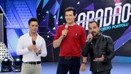 Celso Portiolli recebe Zezé Di Camargo e Luciano na estreia do 'Sabadão' - Lourival Ribeiro/SBT