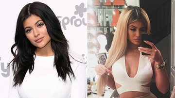 Kylie Jenner muda o visual e adere aos fios loiros - Getty Images/ Reprodução/Instagram