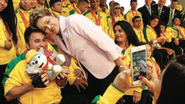 Dilma Rousseff parabeniza atletas nacionais - ROBERTO STUCKERT FILHO/PR