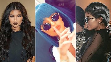 Camaleão! Veja 15 cabelos de Kylie Jenner em 2015 - Getty Images/ Reprodução/Instagram