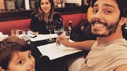 Thiago Rodrigues com Cristiane Dias e Gabriel - Instagram/Reprodução