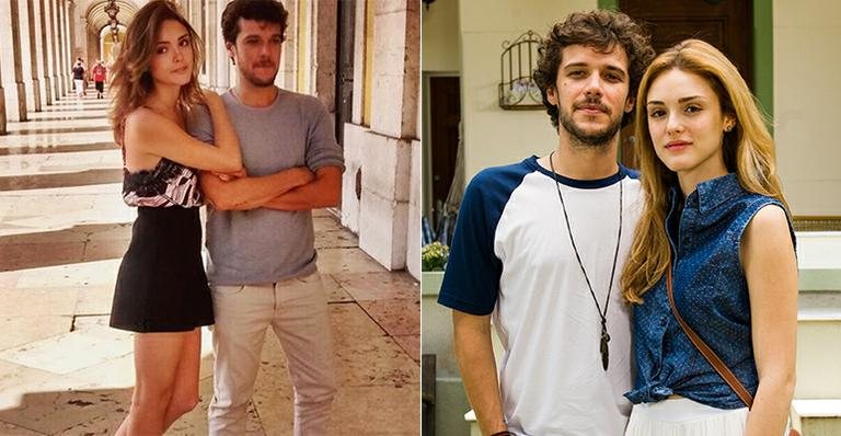 Jayme Matarazzo e Isabelle Drummond: em Portugal e em 'Sete Vidas' - Reprodução TV Globo/ Instagram