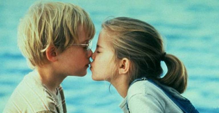 Macaulay Culkin e Anna Chlumsky em 'Meu Primeiro Amor' - Reprodução