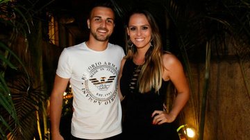 Rafael Longuine e Aline Lima, filha do cantor Chitãozinho - Marcos Ribas/Photo Rio News