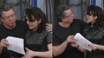 Boninho e Mônica Iozzi em cena do Tomara Que Caia - TV Globo/Reprodução