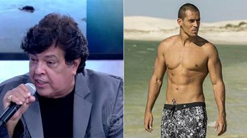 Sidney Magal e Rodrigo West - TV Globo/Reprodução e Instagram/Reprodução