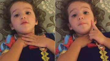Vestida como Branca de Neve, filha de Rodrigo Faro e Vera Viel pede por beijo de príncipe - Instagram/Reprodução