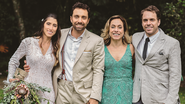 Cissa Guimarães entre os noivos, Andrea e Thomaz, e o filho do meio, João Velho. - LEO STACCIOLI PHOTOGRAPHY