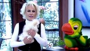 Ana Maria Braga apresenta Paçoca, sua nova cachorrinha de estimação - TV Globo/Reprodução