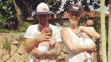 Luana Piovani toma banho de sol com os filhos e o marido - Instagram/Reprodução