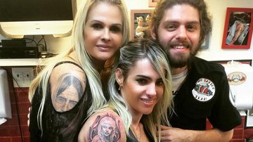 Cacá Werneck tatua Monique Evans no braço - Reprodução/ Instagram