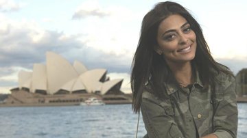A atriz grava em Sydney, que tem como cartão-postal a Opera House. - RENATO ROCHA MIRANDA/TV GLOBO