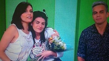 Agata deixa o Vídeo Show e ganha homenagem - TV Globo/Reprodução