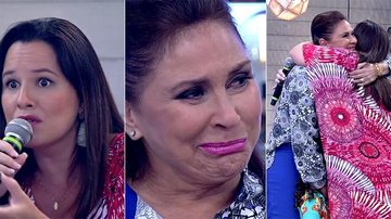 Mariana emociona Fafá no 'Encontro' - Reprodução TV Globo