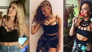 Monique Alfradique, Gabi Lopes e Demi Lovato - Reprodução/Instagram/TV Globo