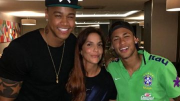 Ivete Sangalo e Leo Santana tietam Neymar em Salvador - Instagram/Reprodução