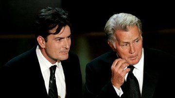 Charlie Sheen e Martin - Getty Images
