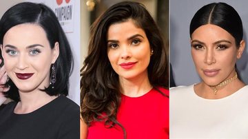 Katy Perry, Vanessa Giácomo e Kim Kardashian - Getty Images/TV Globo