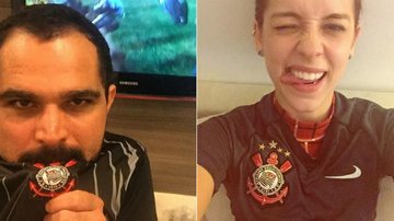 Luciano e Sophia Abrahão celebram título do Corinthians - Instagram/Reprodução