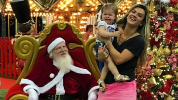 Mirella Santos leva Valentina para conhecer Papai Noel - Instagram/Reprodução