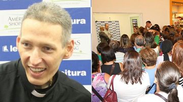 Padre Marcelo reúne multidão em tarde de autógrafos - Marcos Ribas/Brazil News