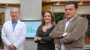 Dr. Alfredo Halpern, Mariana Ferrão e Fernando Rocha - Zé Paulo Cardeal/TV Globo