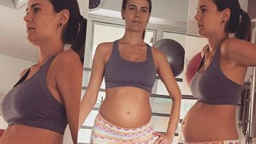 Thais Pacholek: gravidez com exercícios - Reprodução Instagram
