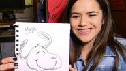 Maísa Silva visita estúdio do 'Snoopy' - Divulgação SBT