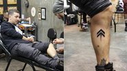 Banda NX Zero faz tatuagem com símbolo do novo álbum - Divulgação