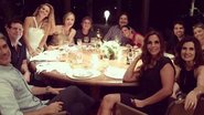 Angélica, Ivete Sangalo e grupo de vips jantam juntos - Reprodução/Instagram